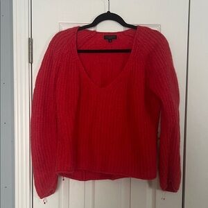 Rag & Bone crop Red Sweater